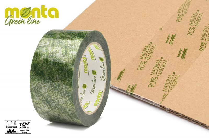 A Visibly Green Adhesive Tape