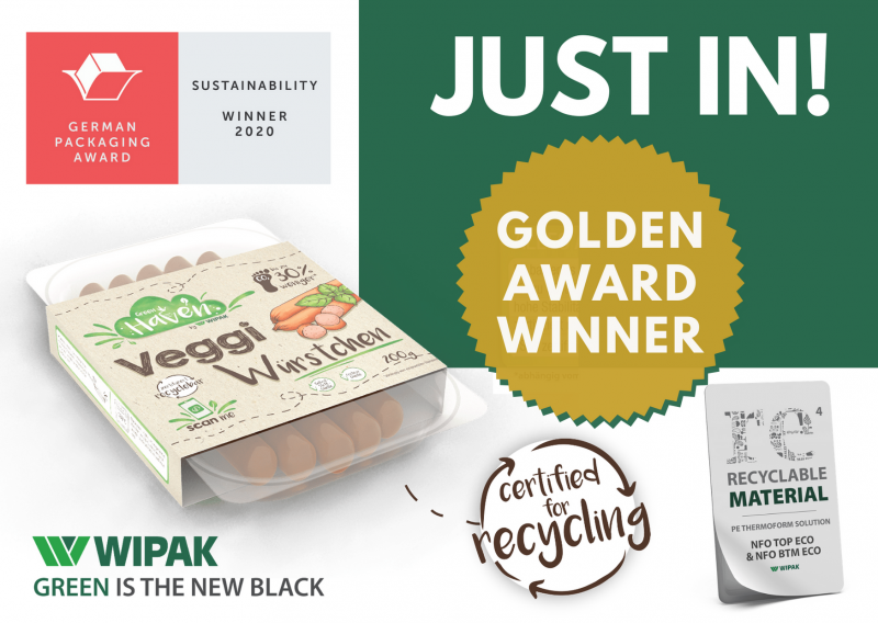 Wipak wins exclusive Gold Award in Sustainability at German Packaging Awards