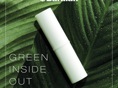Our color is blue, but our packaging is green