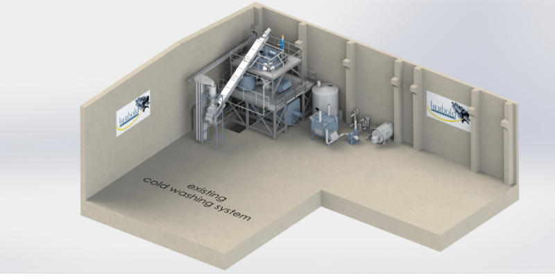 New hot washing system at HERBOLD’s test centre