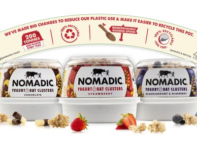 Nomadic Dairy’s packaging reduces plastic and communicates its sustainability credentials