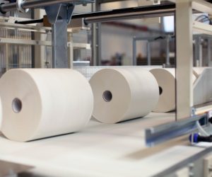 Microline supplies Roto – Cart with a complete roll wrapping and overpacking system