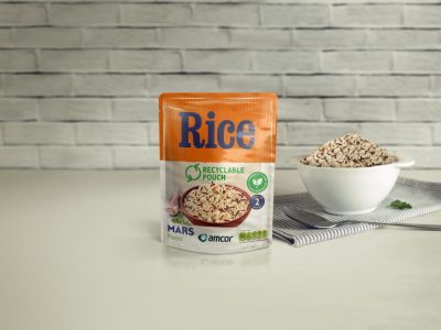 Mars Food and Amcor announce an industry first move to launch a recyclable microwavable rice pouch