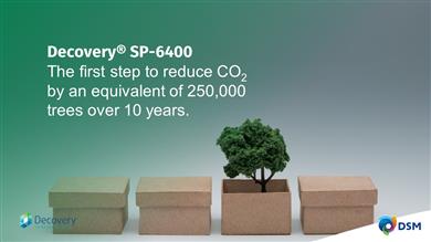 DSM launches new Decovery® sustainable resin to help packaging market lower its carbon footprint