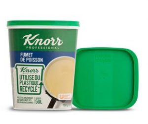 SABIC’s certified circular PP copolymer selected for Unilever’s Knorr® bouillon powder containers produced by Greiner Packaging