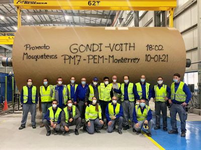 Successful start-up of cutting-edge paper machine Grupo Gondi PM 7 in Mexico