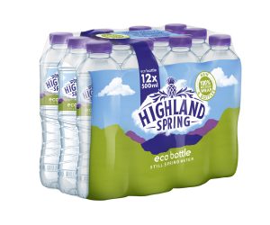 Highland Spring leads in sustainability with 100% recycled Duralite R Eco Pack