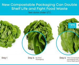 New compostable packaging can double shelf-life of fresh produce