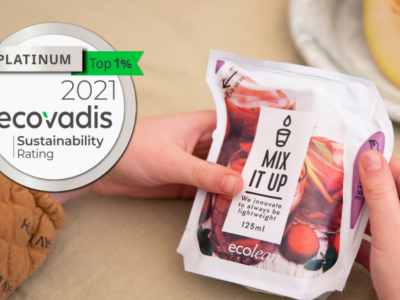 Ecolean placed in top 1% globally in sustainability, by EcoVadis