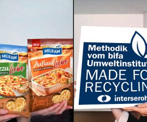 Interseroh Certifies New Grated Cheese Packaging from Milram with Good Recycling Capability