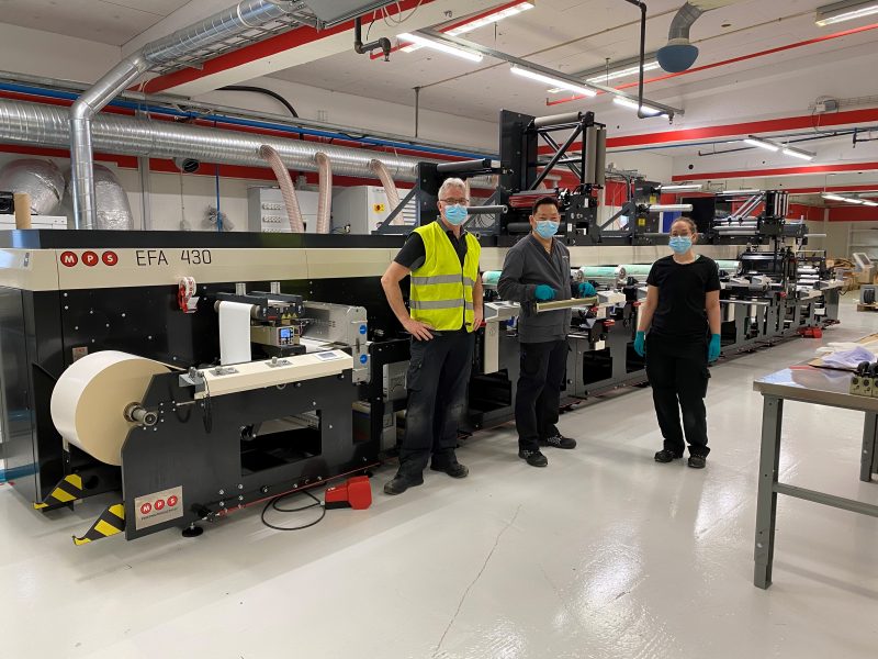 Eson Pac AB further invests in pharma label production with MPS EFA flexo press
