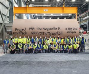 Successful start-up of complete paper production line