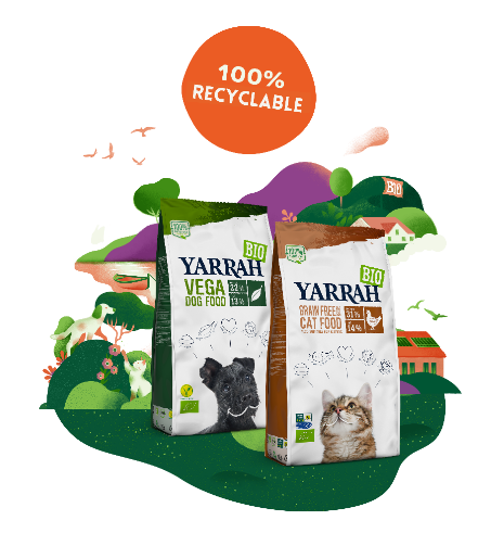 Yarrah Organic Petfood launches fully recyclable packaging