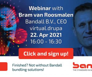 Bandall Webinar focuses on sustainable and damage-free bundling during virtual.drupa 2021