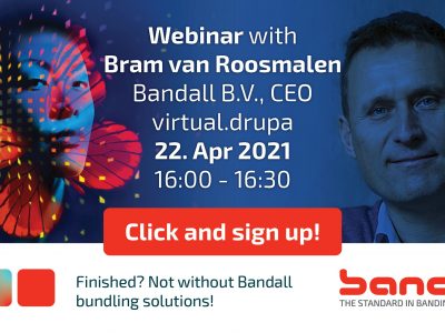 Bandall Webinar focuses on sustainable and damage-free bundling during virtual.drupa 2021