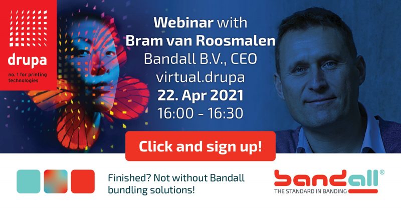 Bandall Webinar focuses on sustainable and damage-free bundling during virtual.drupa 2021