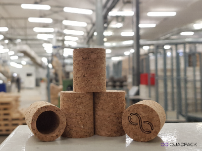 Cork fragrance caps inspired by nature