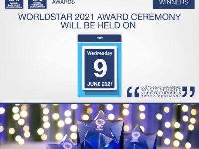 WPO announces the date for the Virtual Ceremony of WorldStar 2021 & the Finalist Candidates for WorldStar Special Awards