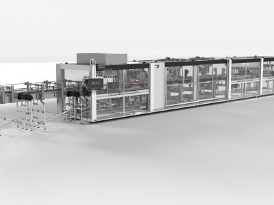 Environmentally-friendly alternative to plastic: new KHS machine processes can toppers made of cardboard