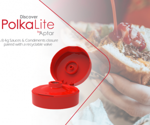 Aptar Food + Beverage Introduces PolkaLite™ Closure paired with SimpliCycle™ Valve Technology