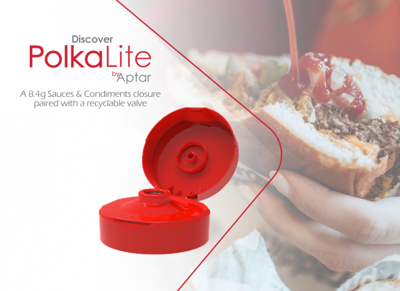 Aptar Food + Beverage Introduces PolkaLite™ Closure paired with SimpliCycle™ Valve Technology