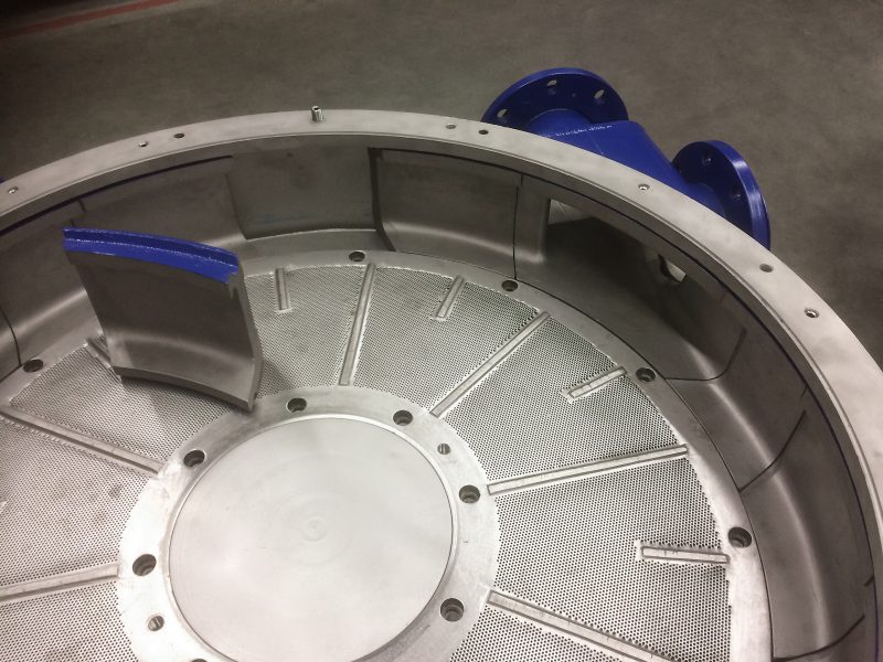 Voith refurbishment service for the CombiSorter: Extremely robust cast steel allows service life to be multiplied