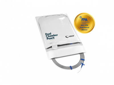 Amcor launches new dual chamber pouch for drug combination devices in Europe