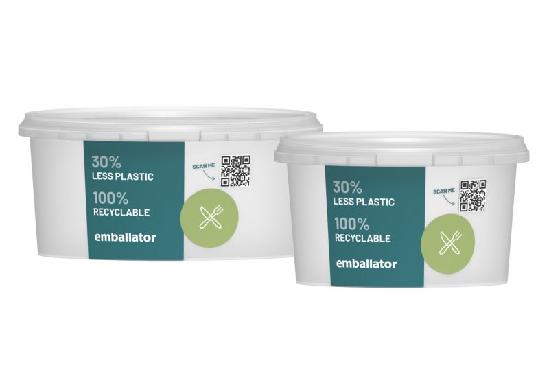 30% less plastic in reduced packaging from Emballator