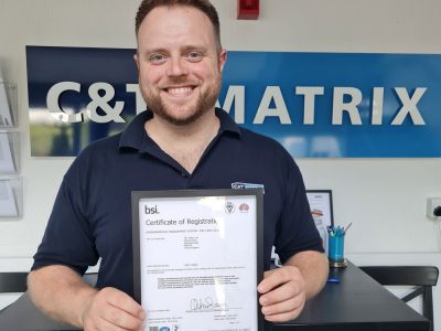 C&T Channel Matrix (C&T) is pleased to announce their accreditation of two British Standards Institution (BSI) certificates.