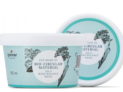 Greiner Packaging produces first cup prototypes made of BornewablesTM – a portfolio of premium polyolefins designed for circularity by Borealis