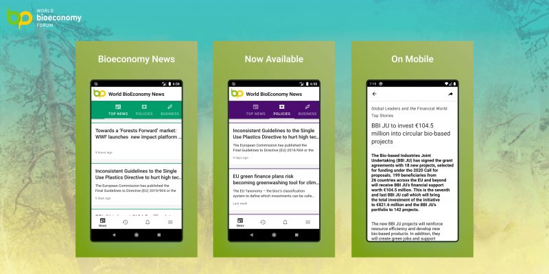 World’s first news app for the global circular bioeconomy