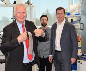MP visits lab turning peas into next generation plastic