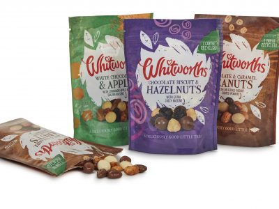 FFP Support Whitworths Ltd with Recyclable Pouches for Evening Snacks Range