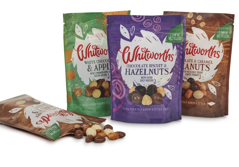 FFP Support Whitworths Ltd with Recyclable Pouches for Evening Snacks Range