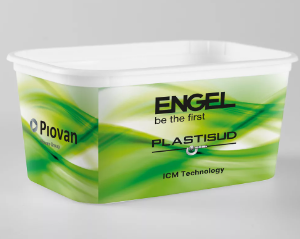 Thin-wall injection compression moulding for stack mould technology