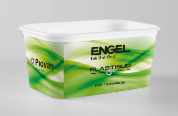 Thin-wall injection compression moulding for stack mould technology