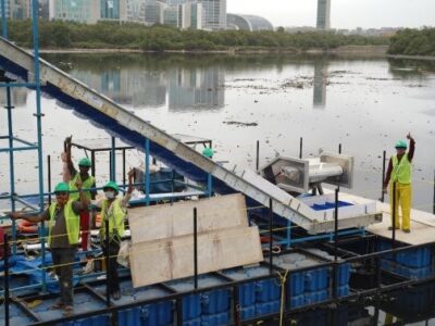 Huhtamaki partners with RiverRecycle and VTT to develop technology to tackle floating river waste.
