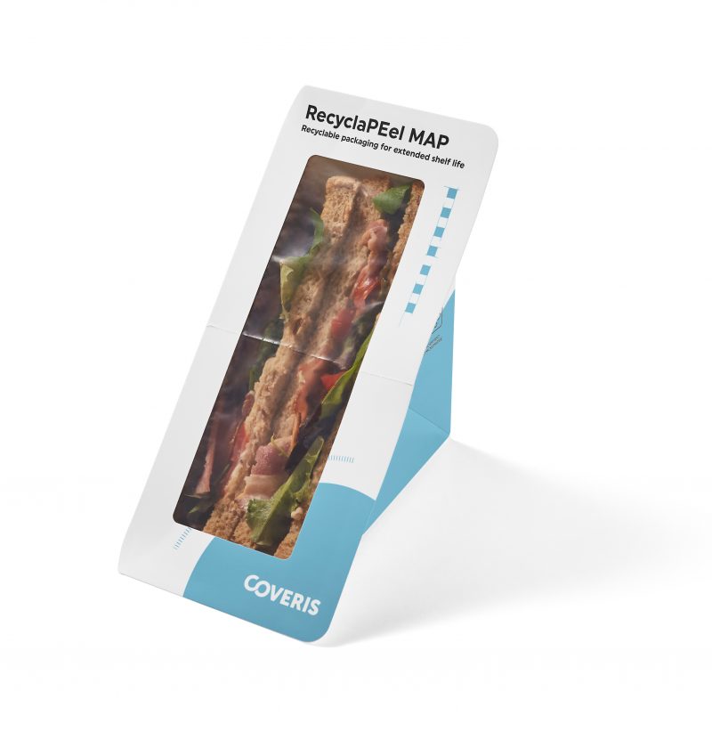Coveris targets European food-on-the-move market with RecyclaPEel MAP sandwich skillet