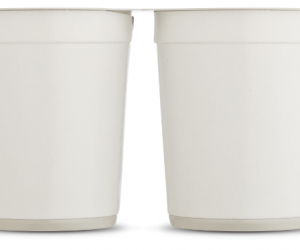 Sustainable rPET cups for school milk