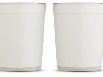Sustainable rPET cups for school milk