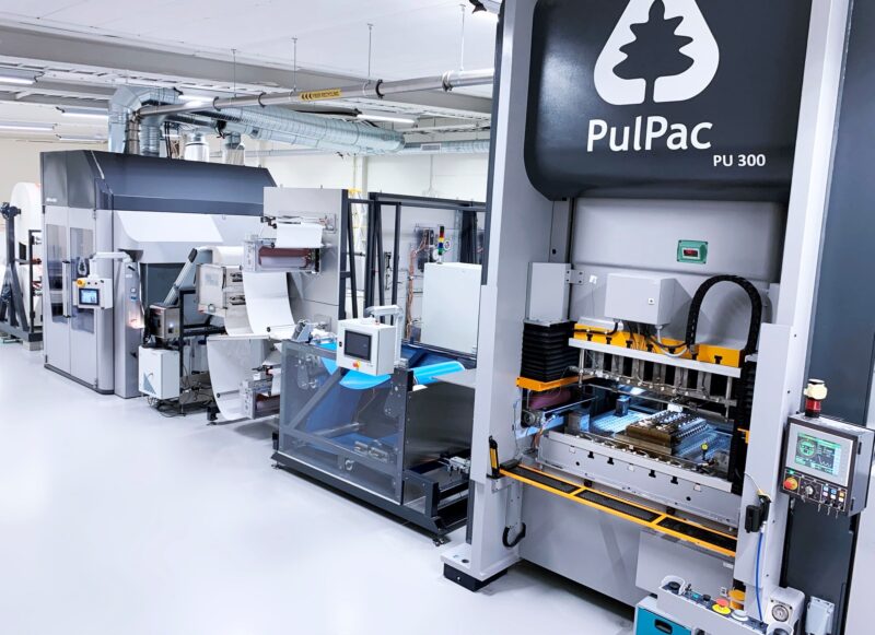 PulPac, RISE and AR Packaging in Dry Molded Fiber upscaling and validation consortium