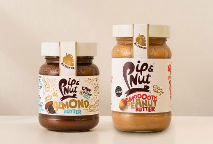 Pip & Nut switch whole range from plastic to glass packaging