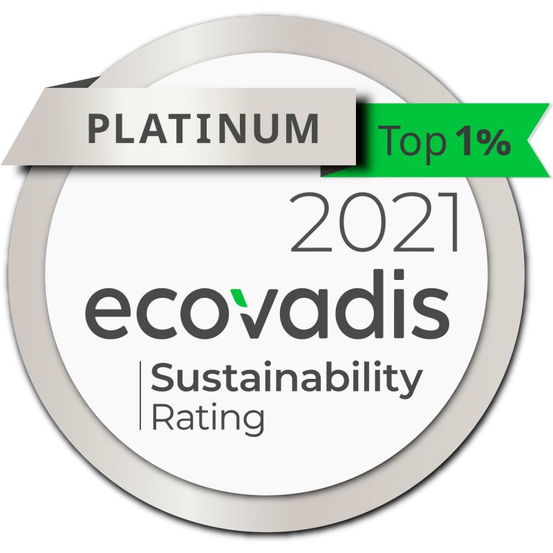 Archroma awarded EcoVadis Platinum Medal for its CSR performance, joining top 1% best rated companies