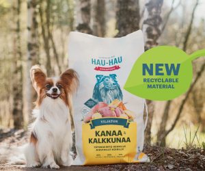 Mondi and Vafo Group unleash recyclable dog food packaging for leading Finnish brand Hau-Hau Champion