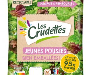 Les Crudettes salads stay fresh in Mondi’s recyclable functional barrier paper