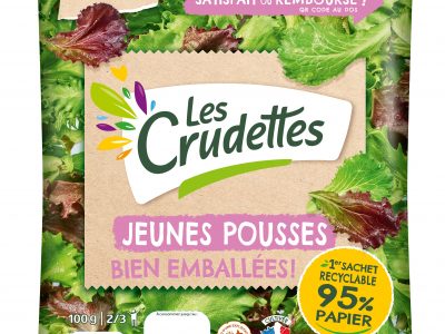 Les Crudettes salads stay fresh in Mondi’s recyclable functional barrier paper