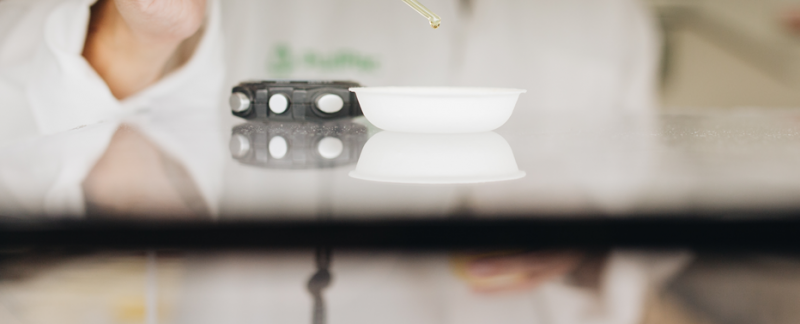 Lab breakthrough with OrganoClick’s sustainable barrier within a BioInnovation project for PulPac’s Dry Molded Fiber technology