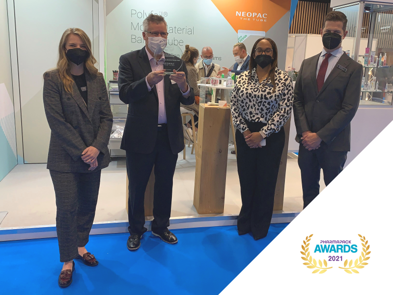 Neopac Wins Pharmapack Sustainability Award for Mono-Material Barrier Tubes Designed for Recyclability