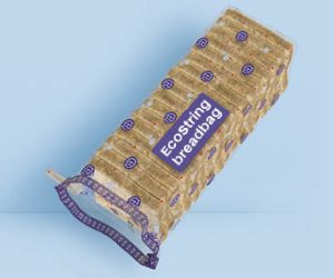 EcoString breadbag: Schur Flexibles presents bread package made of recyclable monomaterial with innovative drawstring solution