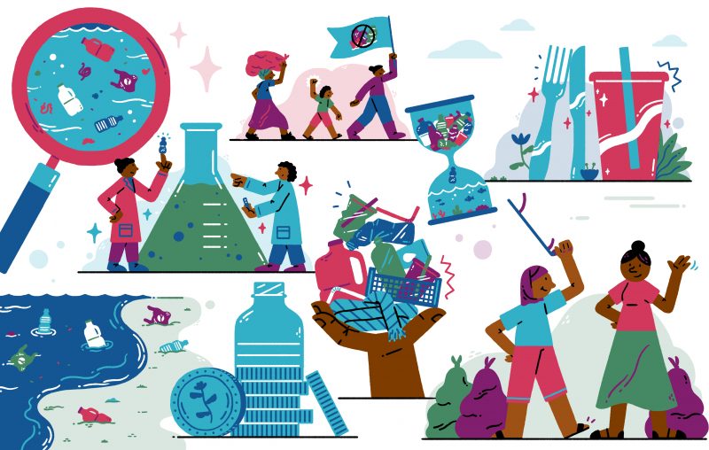 £1.8 million for creative campaigns to tackle plastic pollution in sub-Saharan Africa